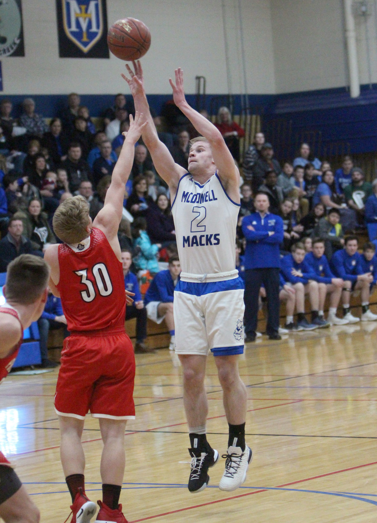 Prentice at McDonell boys basketball 3-2-19